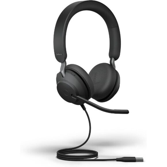 Jabra Evolve2 40 SE Wired Stereo Noise-Cancelling Headset (1534) - Picture 1 of 7